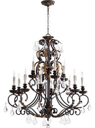 Rio Salado Two-Tier 12-Light Chandelier